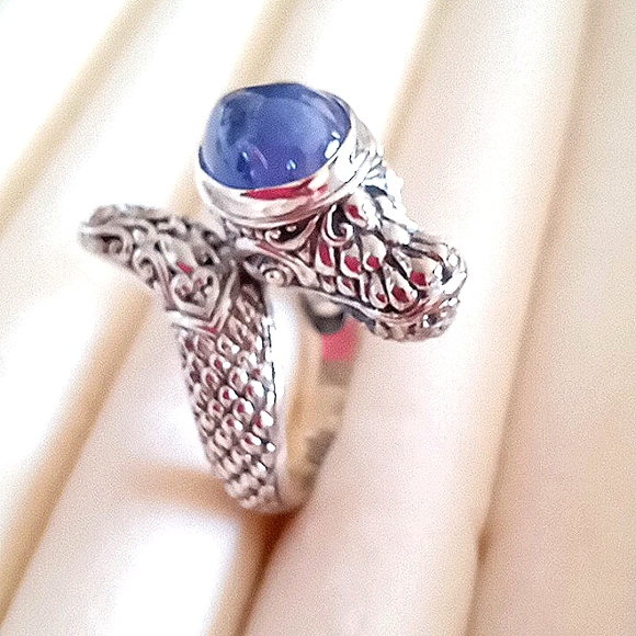 BALI LEGACY TANZANITE DRAGON RING - Picture 3 of 14